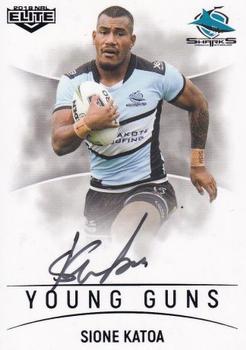 2019 NRL Elite - Young Guns Signature Series #YG04 Sione Katoa Front